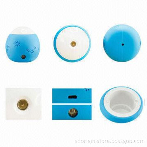 Mini Mist Humidifier, Silica Gel Design, 2-hour Shutdown with Blue LED Light